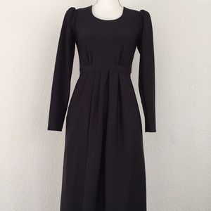 Vintage 80s Southeastern Maxi Dress Gown Faux Wrap